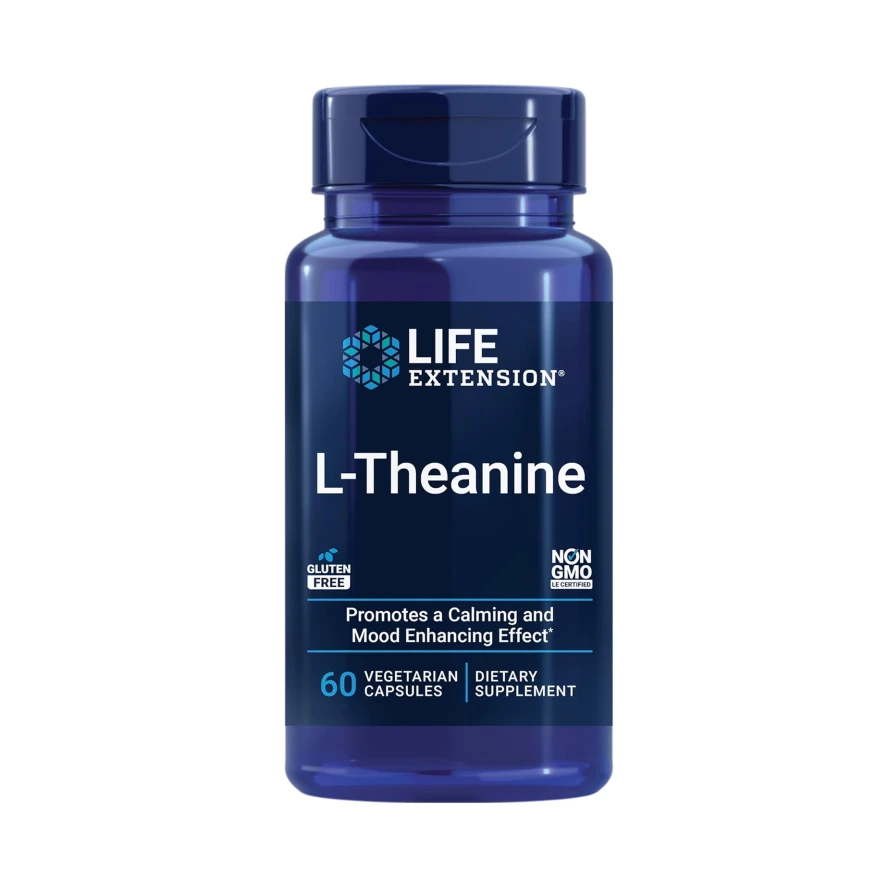 L Theanine 100 mg 60 VCaps Life