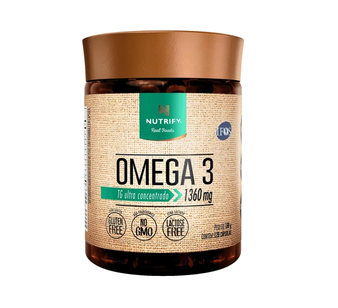 Ômega 3 TG Ultra Concentrado Nurify 120 cápsulas
