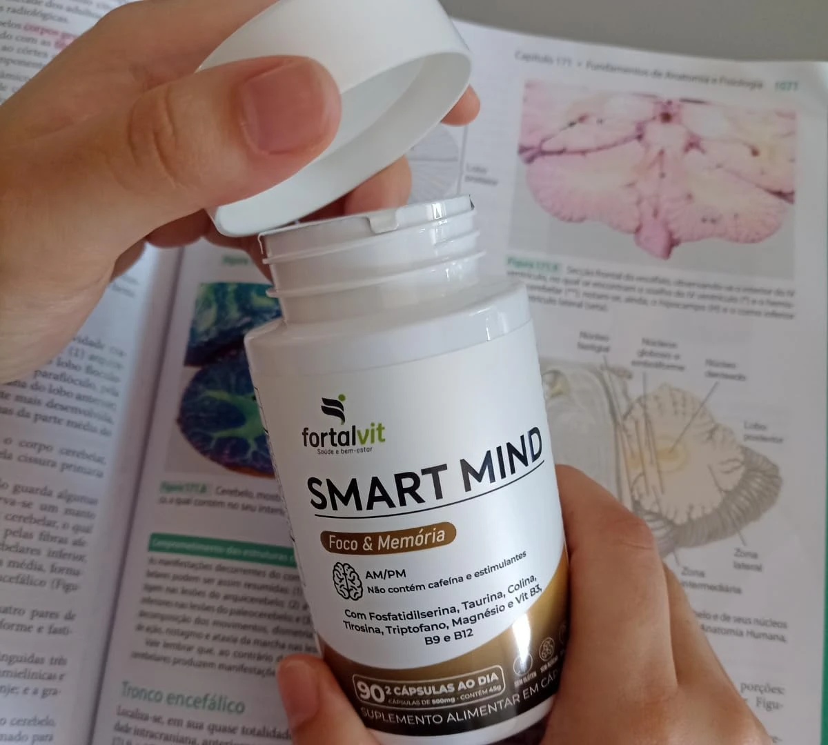 Smart Mind para Memoria e Concentracao Fortalvit 90 capsulas