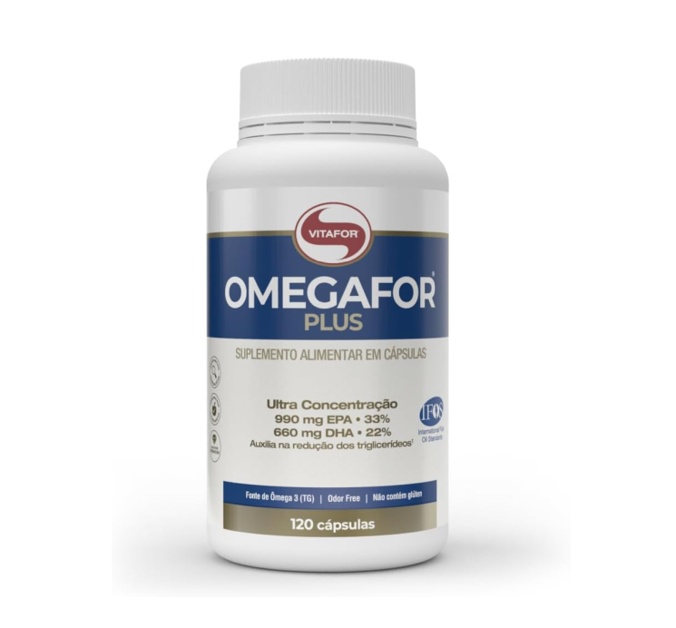 ômega-3 Vitafor Omegafor Plus 120 Cápsulas