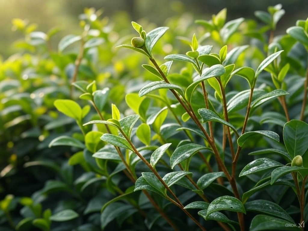 cha verde Camellia sinensis